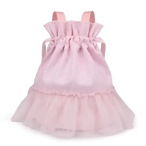 [TDS251 ] Bolso tutu ballet lila y rosado